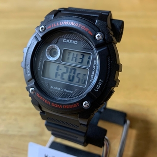 カシオ(CASIO)の【新品】カシオ CASIO デジタル メンズ 腕時計 W-216H-1AV(腕時計(デジタル))