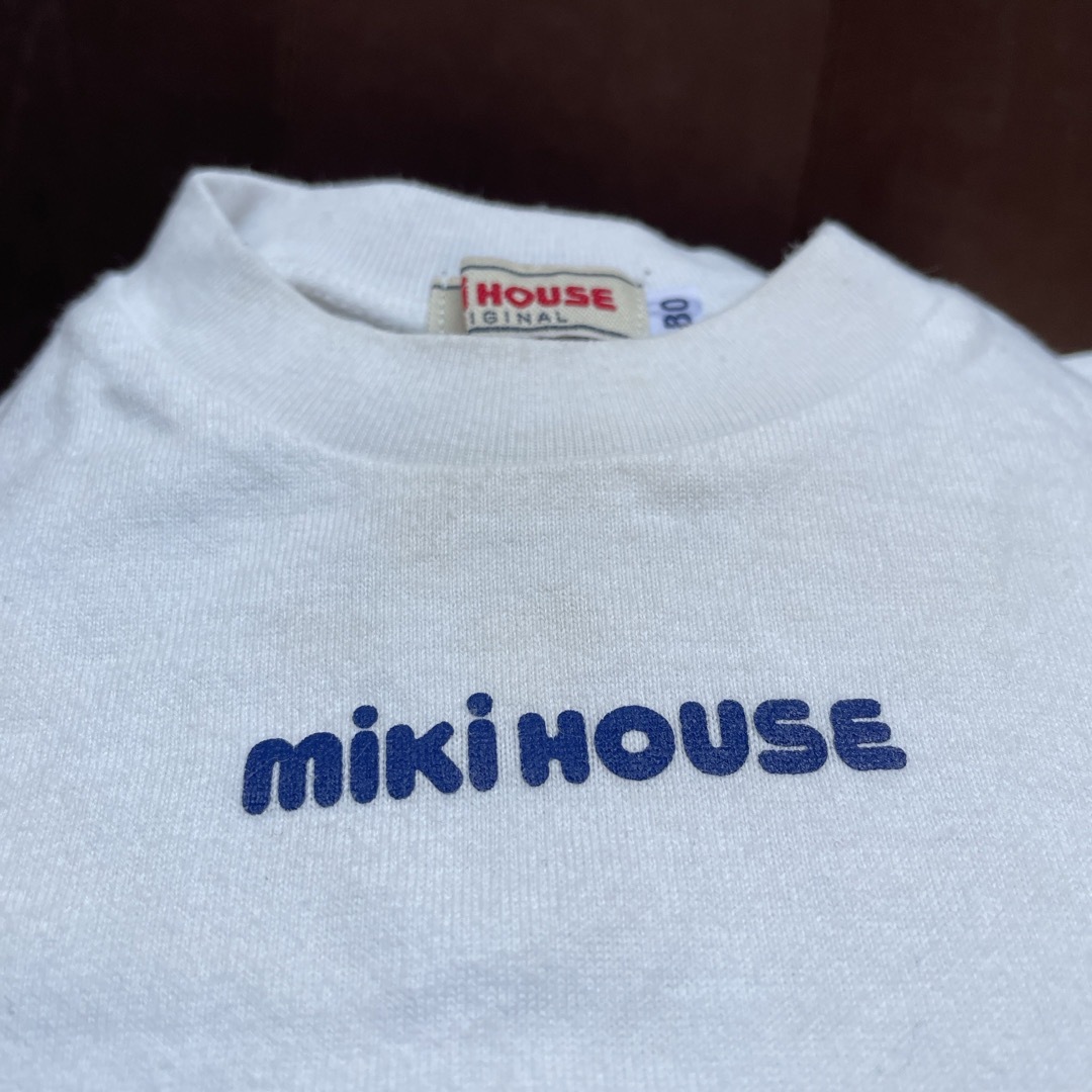 mikihouse(ミキハウス)のmikihouse まとめ売りTシャツ3枚 キッズ/ベビー/マタニティのベビー服(~85cm)(Ｔシャツ)の商品写真