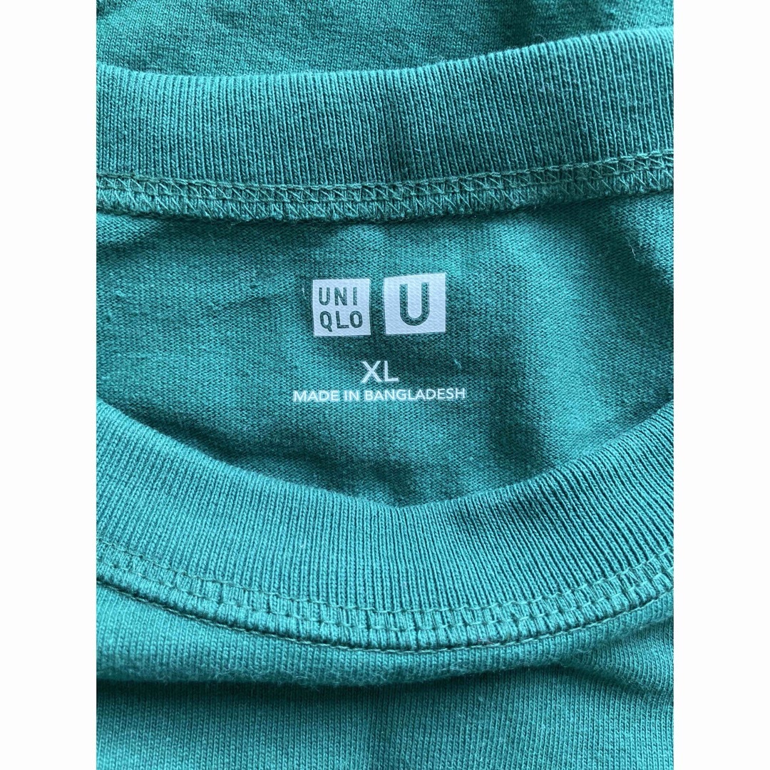 UNIQLO(ユニクロ)のUNIQLO U Tシャツ グリーン メンズのトップス(Tシャツ/カットソー(半袖/袖なし))の商品写真