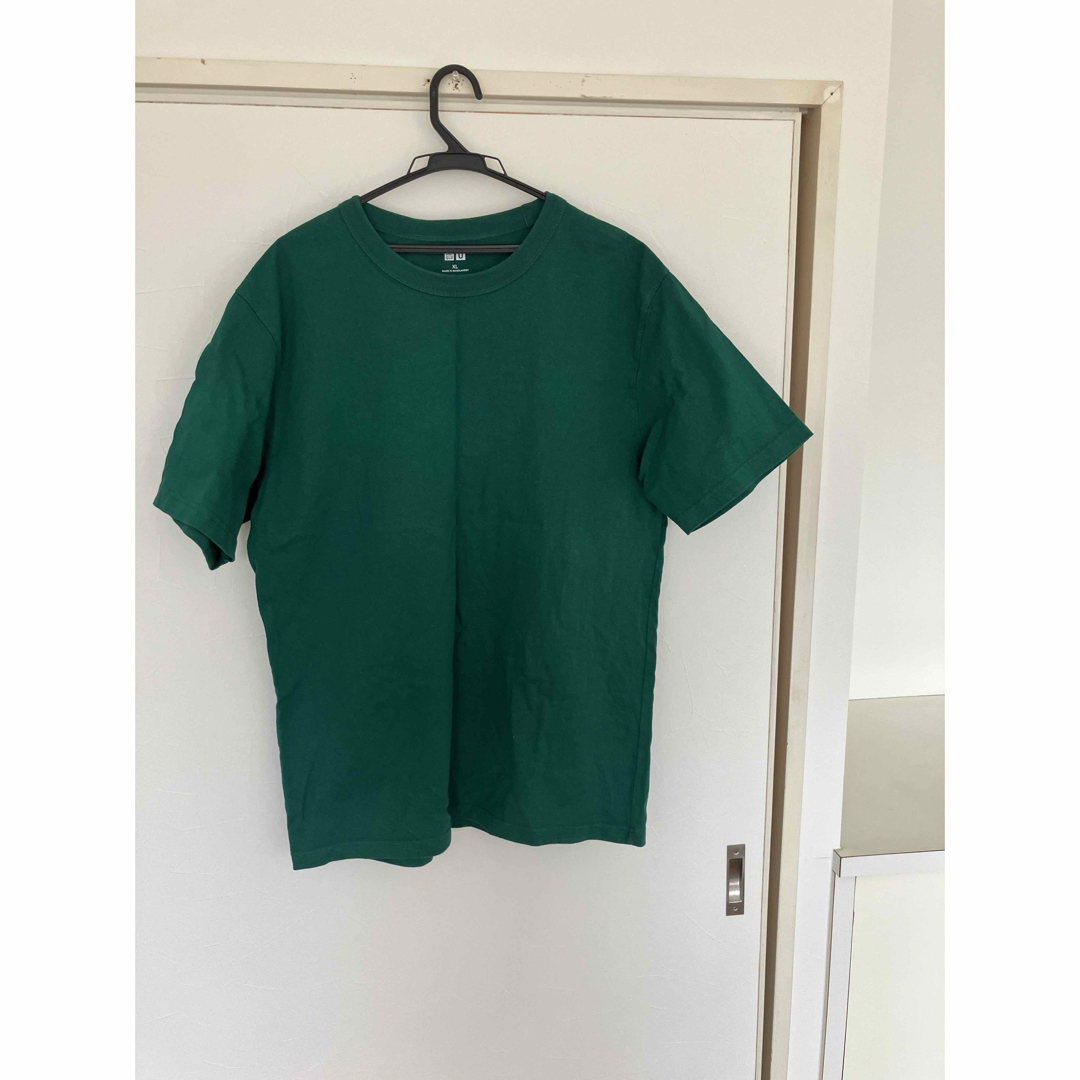 UNIQLO(ユニクロ)のUNIQLO U Tシャツ グリーン メンズのトップス(Tシャツ/カットソー(半袖/袖なし))の商品写真