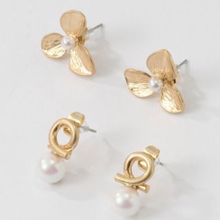 シマムラ(しまむら)のしまむら MARI.EmmY ピアス2点セット ゴールド(ピアス)