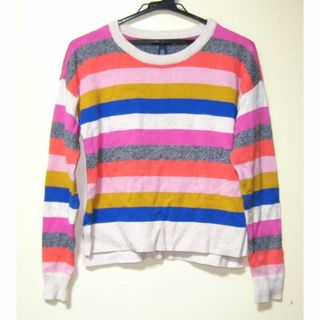 ギャップキッズ(GAP Kids)の【新品（タグ付）・自宅保管品】GAP Kids女児/長袖セーター・ストライプ(ニット)