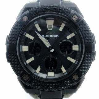 ジーショック(G-SHOCK)のカシオジーショック 美品 G-STEEL 腕時計 モスグリーン 黒 ■SM1(腕時計(アナログ))
