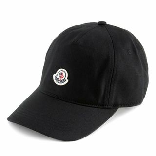 MONCLER - 送料無料 63 MONCLER モンクレール 3B00041 V0006 ブラック ベースボールキャップ ロゴワッペン 男女兼用