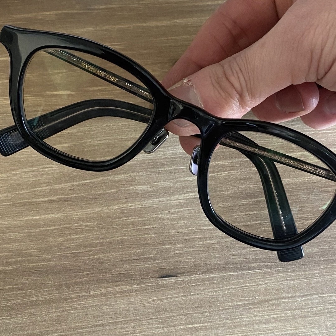 EYEVAN7285 - 美品 EYEVAN7285 サングラス 眼鏡 741 ガラスレンズ付き 