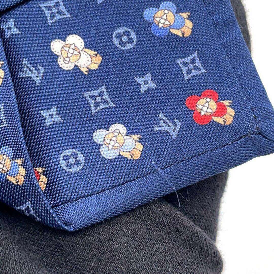 LOUIS VUITTON(ルイヴィトン)のルイヴィトン ネクタイ モノグラム ヴィヴィエンヌ シルク LOUIS VUITTON メンズ ブルー メンズのファッション小物(ネクタイ)の商品写真