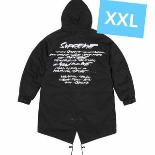 シュプリーム(Supreme)のXXL Supreme ss24 フィッシュテール Futura ブラック 黒(モッズコート)