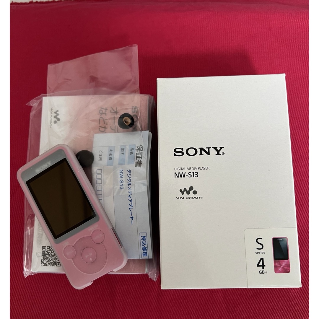 SONY(ソニー)のSONY  ウォークマン Sシリーズ NW-S13(P) スマホ/家電/カメラのオーディオ機器(ポータブルプレーヤー)の商品写真