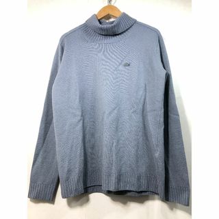 512082● LACOSTE ウール タートルネック ニット L セーター (ニット/セーター)