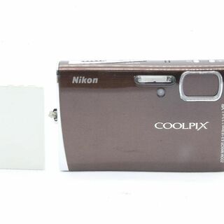 【A2323】 Nikon COOLPIX S50 ブラウン ニコン(コンパクトデジタルカメラ)