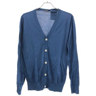 ジョンスメドレー(JOHN SMEDLEY)のJOHN SMEDLEY ジョンスメドレー コットンカーディガン ブルー S(カーディガン)