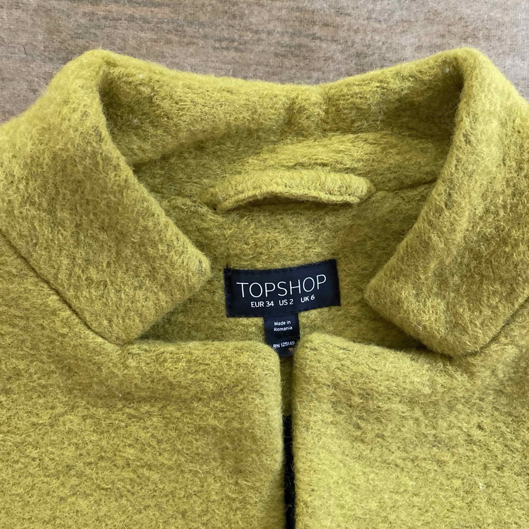 TOPSHOP(トップショップ)のTOP SHOP トップショップ コート レディースのジャケット/アウター(ノーカラージャケット)の商品写真