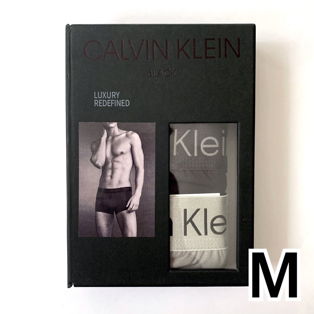 Calvin Klein(カルバンクライン)のCalvin Klein ボクサーパンツ BLACK Mサイズ 3枚セット メンズのアンダーウェア(ボクサーパンツ)の商品写真