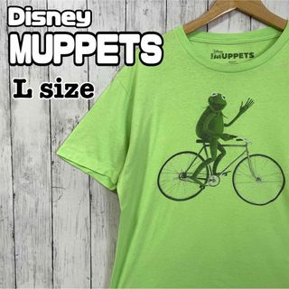 ディズニー(Disney)のDisney ディズニー マペット カーミット カエル キャラクターtシャツ古着(Tシャツ/カットソー(半袖/袖なし))