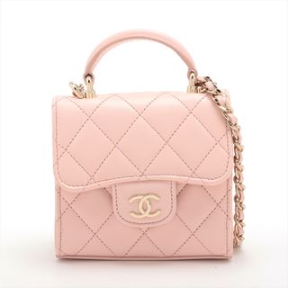 シャネル(CHANEL)のシャネル  ラムスキン  ピンク レディース ショルダーバッグ(ショルダーバッグ)