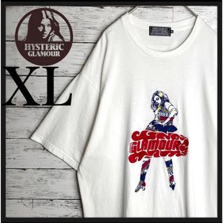 ヒステリックグラマー(HYSTERIC GLAMOUR)の【超人気モデル】ヒステリックグラマー 刺繍ロゴ VIXEN GIRL Tシャツ(Tシャツ/カットソー(半袖/袖なし))