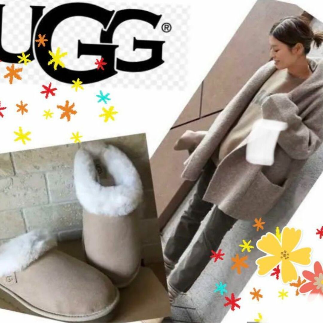 UGG(アグ)の超入手困難✨①新品✨26⇒25靴下～✨UGG✨Cluggette✨クラゲット レディースの靴/シューズ(サンダル)の商品写真