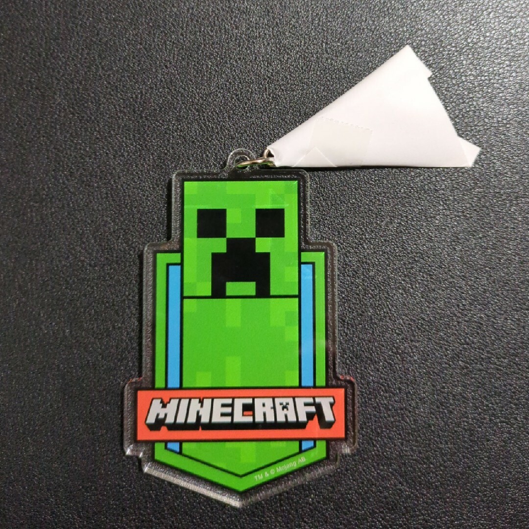 Minecraft(マインクラフト)のマイクラ クリーパー アクリルキーホルダー エンタメ/ホビーのアニメグッズ(キーホルダー)の商品写真