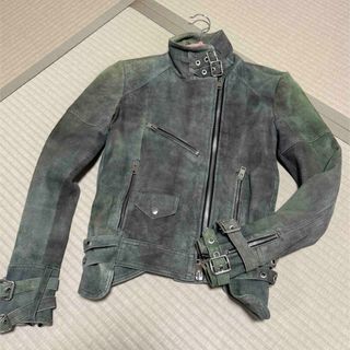 ディーゼル(DIESEL)のDIESEL リアルスエード 山羊革 ダブルライダース(ライダースジャケット)