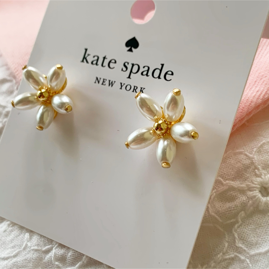 kate spade new york - ケイトスペードニューヨーク 花 ピアス 可愛い