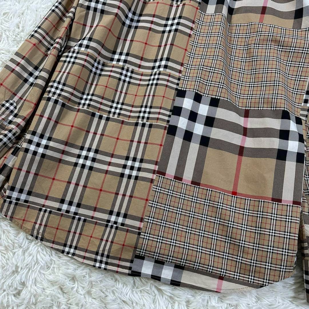 BURBERRY(バーバリー)の美品 入手困難★BURBERRY シャツ クレイジーチェック Lサイズ 現行タグ メンズのトップス(シャツ)の商品写真