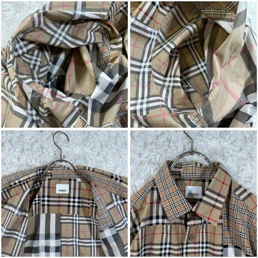 BURBERRY(バーバリー)の美品 入手困難★BURBERRY シャツ クレイジーチェック Lサイズ 現行タグ メンズのトップス(シャツ)の商品写真