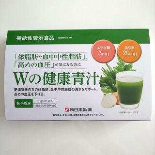 シンニホンセイヤク(Shinnihonseiyaku)の新日本製薬   Ｗの健康青汁   抹茶風味  31本入   エラグ酸(青汁/ケール加工食品)