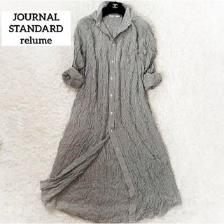 ジャーナルスタンダードレリューム(JOURNAL STANDARD relume)のジャーナルスタンダードレリューム シルク混シャツワンピース   relume(シャツ/ブラウス(長袖/七分))