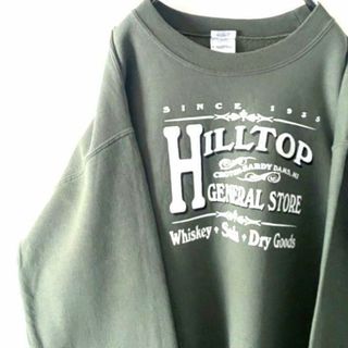 HILLTOP GENERAL STORE スウェット カーキ グリーン古着(その他)