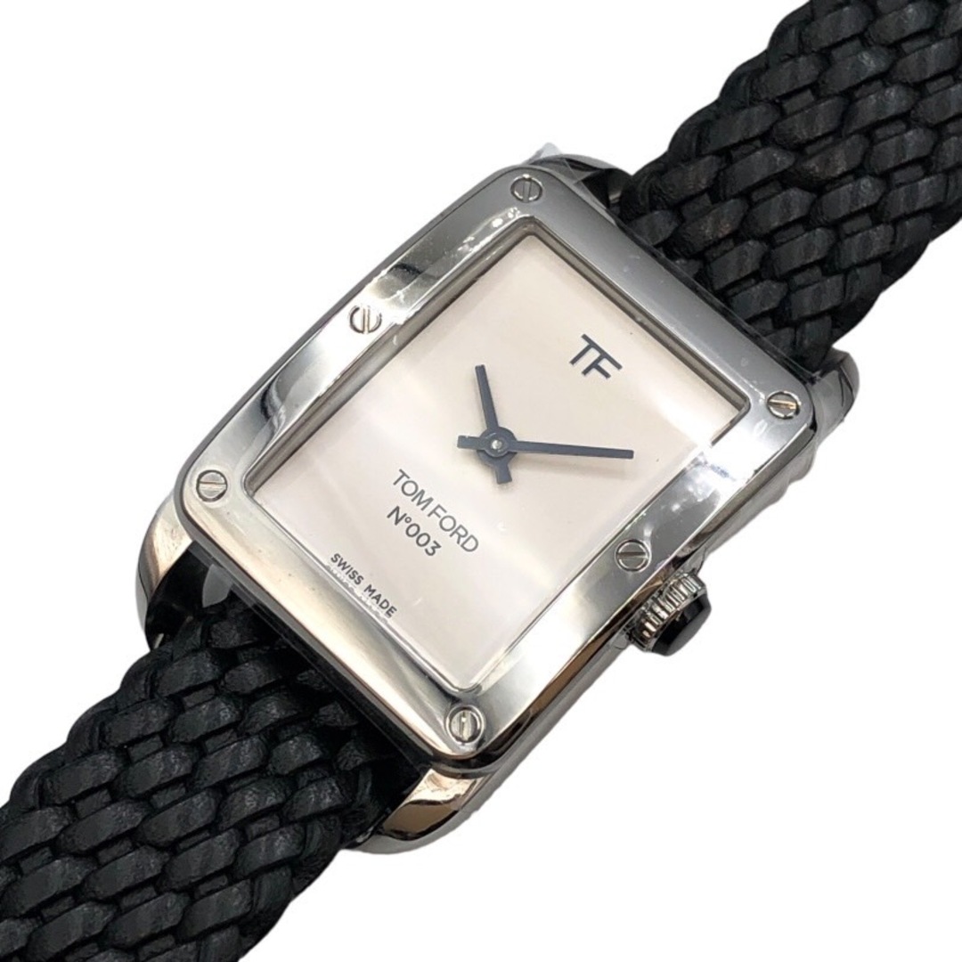 TOM FORD(トムフォード)の　トムフォード TOM FORD N.003 TF0120267289 ホワイト ステンレススチール SS メンズ 腕時計 メンズの時計(その他)の商品写真
