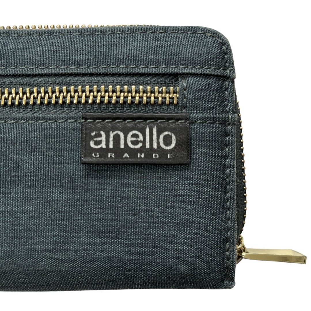 anello(アネロ)のanello アネロ　財布　小銭入れ　緑　グリーン財布　ファスナー財布 レディースのファッション小物(財布)の商品写真