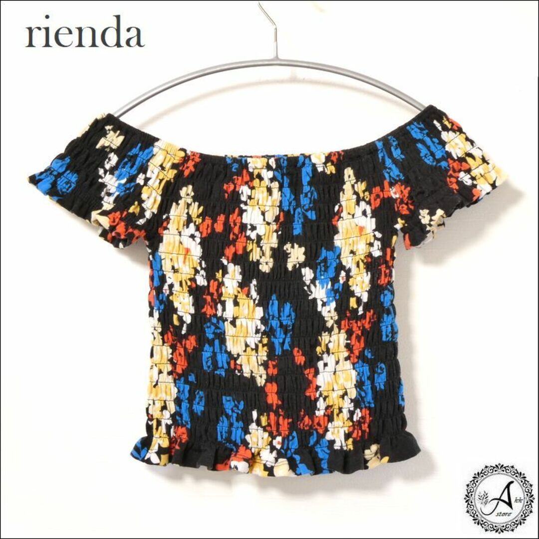 rienda(リエンダ)のrienda レディース トップス シャーリング オフショル カットソー レディースのトップス(カットソー(半袖/袖なし))の商品写真