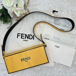 フェンディ(FENDI)の新品級 入手困難★FENDI ショルダーバッグ ボックス型 オールレザー ポーチ(ショルダーバッグ)