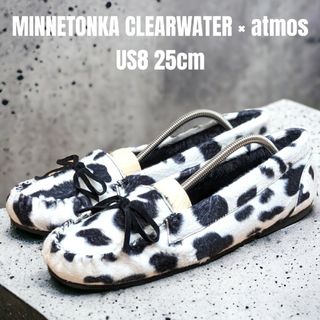 ミネトンカ(Minnetonka)のMINNETONKA ミネトンカ ダルメシアン柄 フワフワ モカシン 25cm(スリッポン/モカシン)