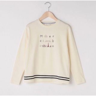 ポンポネット(pom ponette)のポンポネット新品タグ付きエッフェルロゴロングTシャツ150(Tシャツ/カットソー)