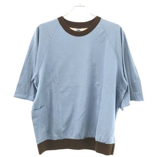 サンシー(SUNSEA)のSUNSEA サンシー 19SS TREK'sT クルーネックTシャツ サックスブルー 3 19S01(Tシャツ/カットソー(半袖/袖なし))