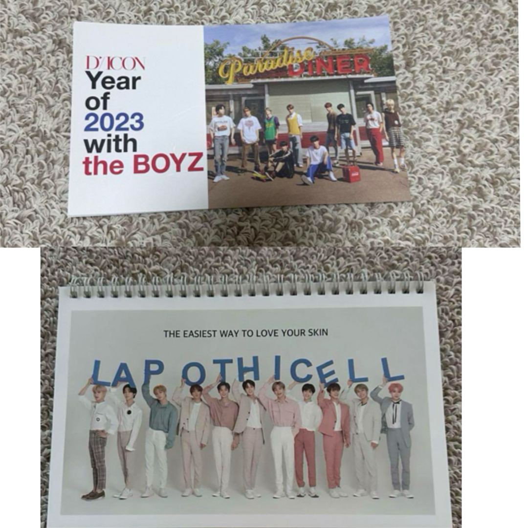 THE BOYZ(ザボーイズ)のtheboyz カレンダー　2点セット エンタメ/ホビーのCD(K-POP/アジア)の商品写真