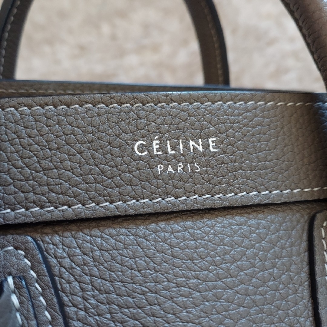 celine(セリーヌ)のCELINE　ラゲージ　【専用】ナノサイズ　スリ　ナノショッパー　2way レディースのバッグ(ハンドバッグ)の商品写真