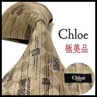 クロエ(Chloe)の極美品✨ クロエ  ネクタイ  光沢  シルク  お洒落✨(ネクタイ)