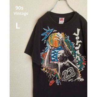 ジョーダン(Jordan Brand（NIKE）)の90S　NIKEマイケルジョーダン ヴィンテージ T　銀タグ　ジョーダン2 L(Tシャツ/カットソー(半袖/袖なし))