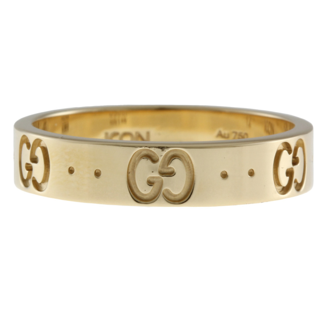 Gucci(グッチ)のグッチ アイコン リング 指輪 11.5号 18金 K18イエローゴールド レディース GUCCI  中古 レディースのアクセサリー(リング(指輪))の商品写真