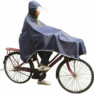 五二紺/ レインポンチョ レディース 自転車 サイクルレイン 雨具 カッパ 梅雨(レインコート)