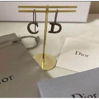 ディオール(Dior)のお値下げ！Dior ロゴピアス　ヴィンテージ(ピアス)