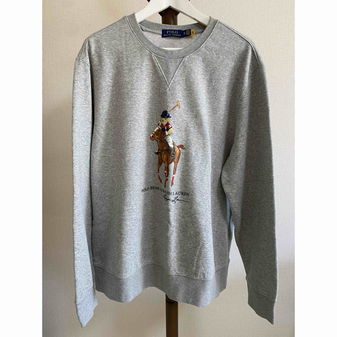 POLO RALPH LAUREN(ポロラルフローレン)の【Polo Ralph Laurenポロラルフローレン】グレーのトレーナーXL メンズのトップス(スウェット)の商品写真