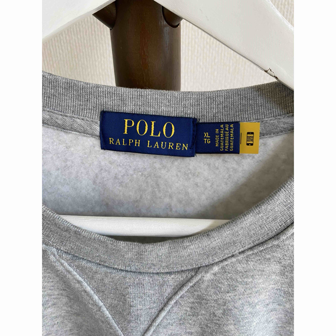 POLO RALPH LAUREN(ポロラルフローレン)の【Polo Ralph Laurenポロラルフローレン】グレーのトレーナーXL メンズのトップス(スウェット)の商品写真