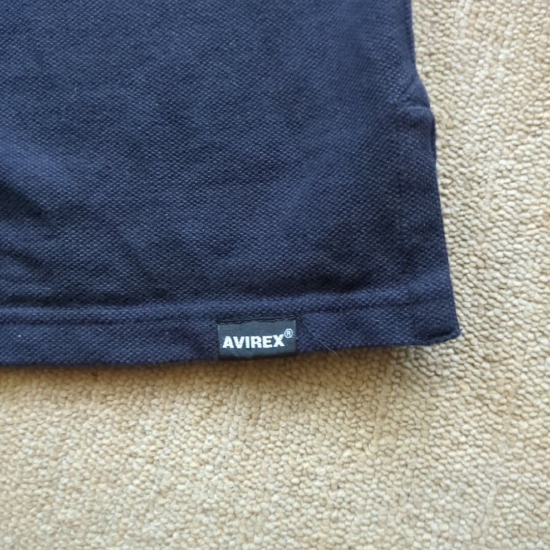 AVIREX(アヴィレックス)の大きいサイズ AVIREX 刺繍半袖ポロシャツ 5L メンズのトップス(ポロシャツ)の商品写真