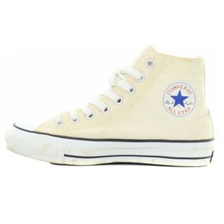 コンバース(CONVERSE)のコンバース ハイカットスニーカー キャンバス 25cm アイボリー(スニーカー)