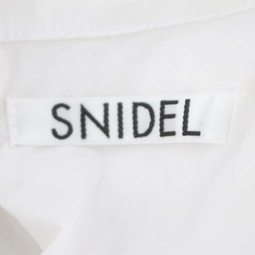 SNIDEL(スナイデル)のスナイデル 22SS パフスリーブボリュームワンピース ロング 半袖 0 白 レディースのワンピース(ロングワンピース/マキシワンピース)の商品写真