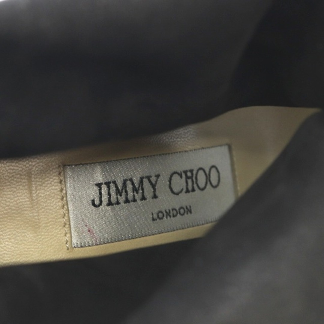 JIMMY CHOO(ジミーチュウ)のジミーチュウ パンプス オープントゥ レースアップ 23.5cm レディースの靴/シューズ(ハイヒール/パンプス)の商品写真