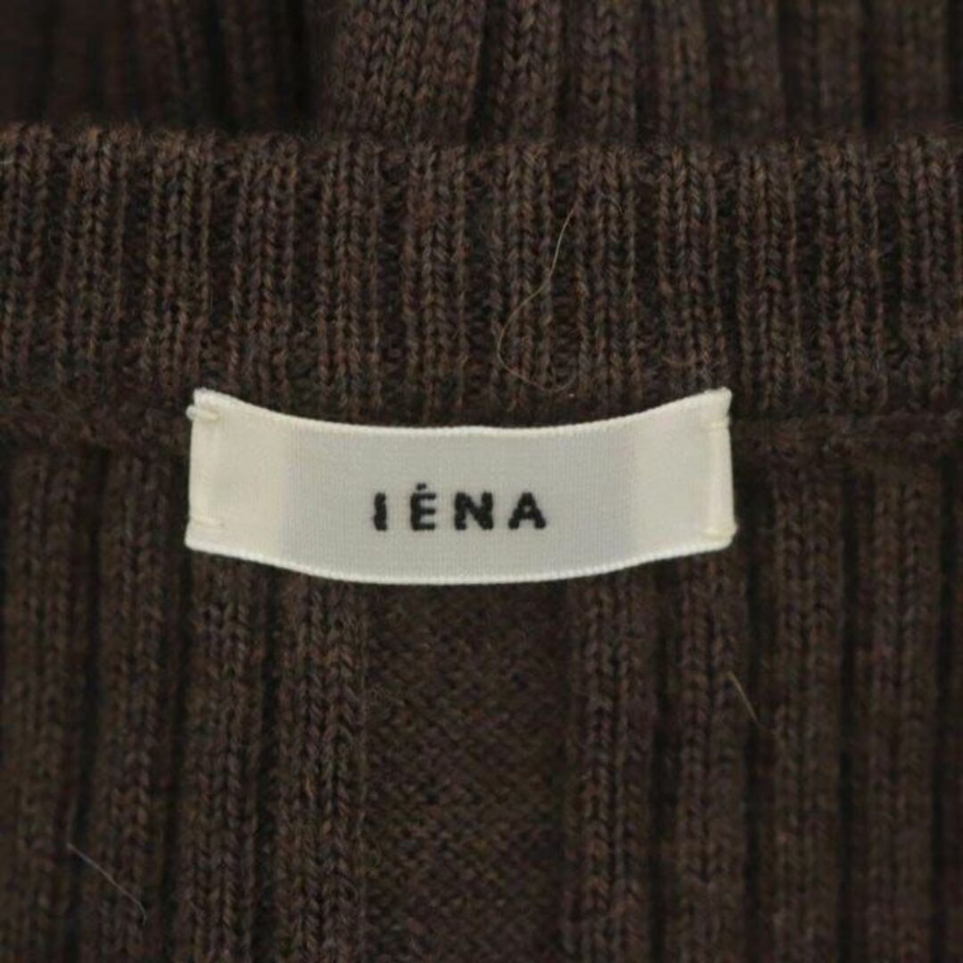IENA(イエナ)のイエナ 22AW エクストラファインメリノリブ クルーネックプルオーバー ニット レディースのトップス(ニット/セーター)の商品写真